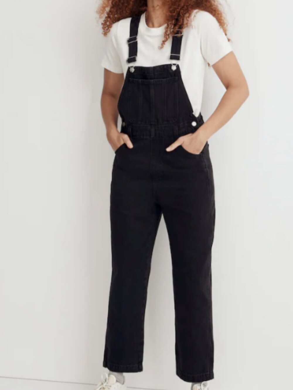 Madewell Women's Straight-Leg Denim Overalls Size XS